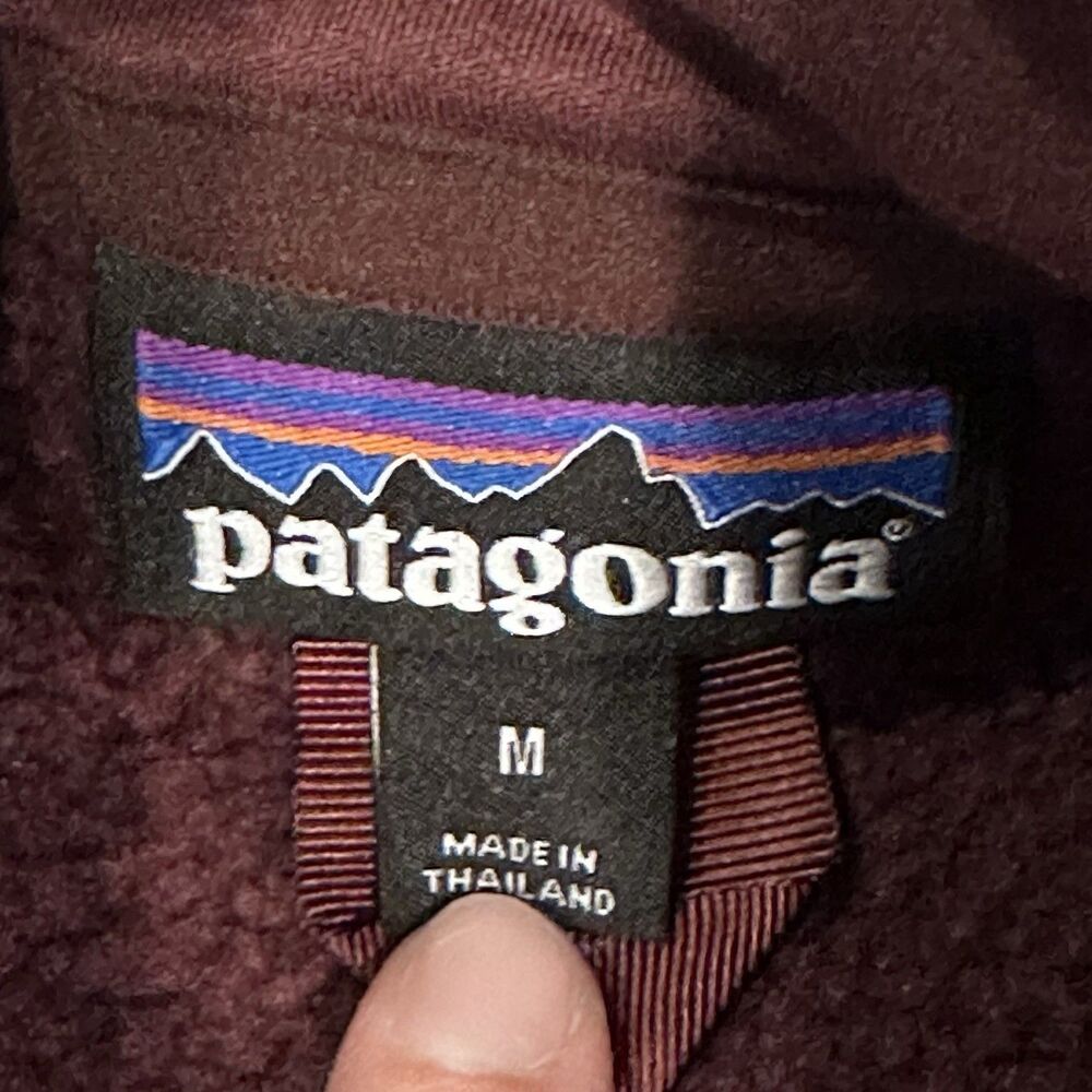 Patagonia Womens Better Sweater 1/4-Zip Dark Currant Size Medium Style 25617 - Picture 2 of 5